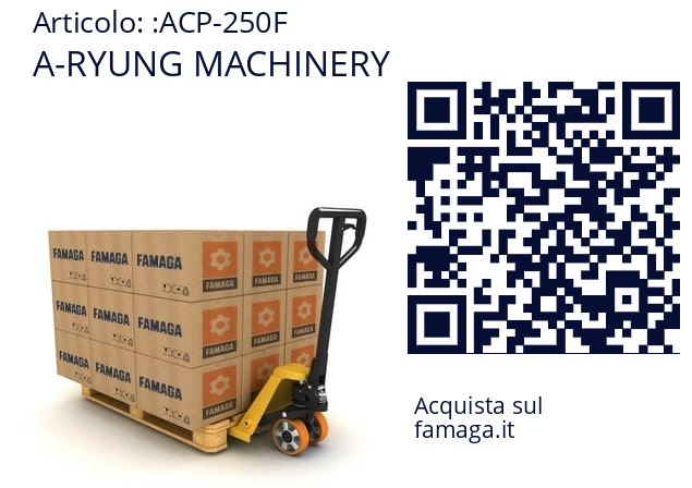   A-RYUNG MACHINERY ACP-250F