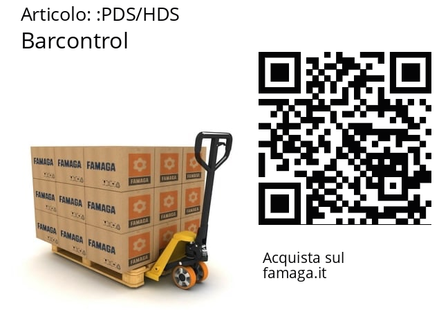   Barcontrol PDS/HDS