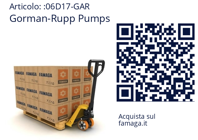   Gorman-Rupp Pumps 06D17-GAR
