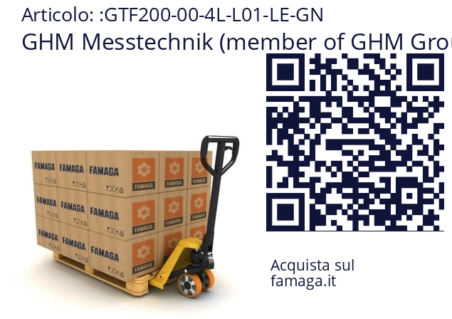   GHM Messtechnik (member of GHM Group) GTF200-00-4L-L01-LE-GN