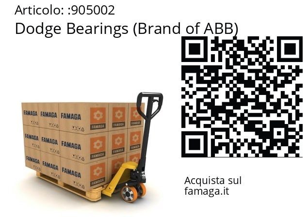   Dodge Bearings (Brand of ABB) 905002