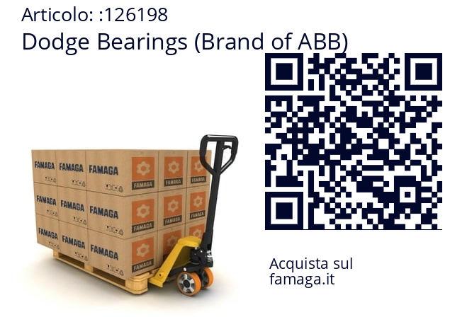   Dodge Bearings (Brand of ABB) 126198