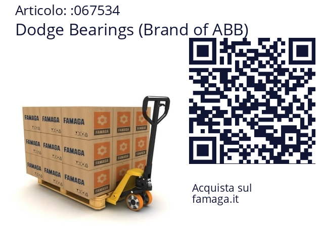   Dodge Bearings (Brand of ABB) 067534