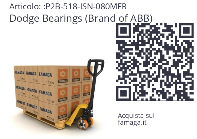   Dodge Bearings (Brand of ABB) P2B-518-ISN-080MFR