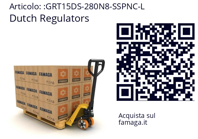   Dutch Regulators GRT15DS-280N8-SSPNC-L