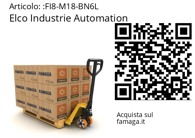   Elco Industrie Automation FI8-M18-BN6L