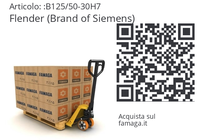   Flender (Brand of Siemens) B125/50-30H7
