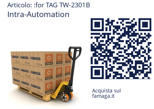   Intra-Automation for TAG TW-2301B