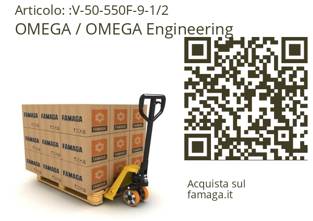   OMEGA / OMEGA Engineering V-50-550F-9-1/2