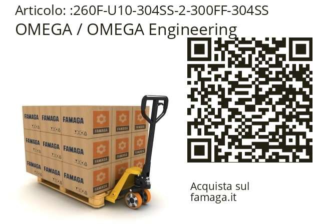   OMEGA / OMEGA Engineering 260F-U10-304SS-2-300FF-304SS