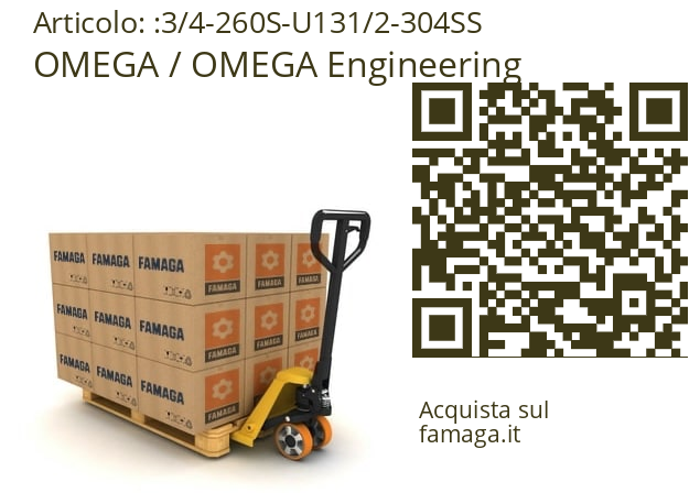   OMEGA / OMEGA Engineering 3/4-260S-U131/2-304SS