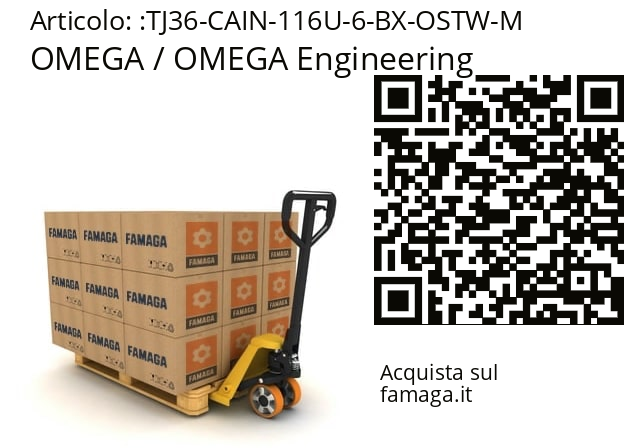   OMEGA / OMEGA Engineering TJ36-CAIN-116U-6-BX-OSTW-M