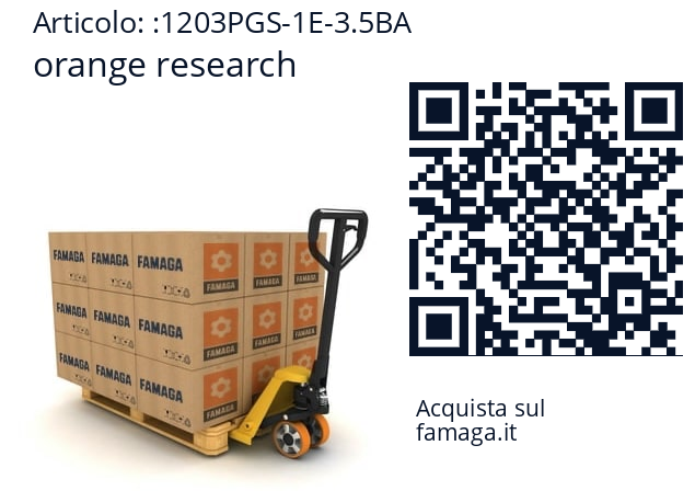   orange research 1203PGS-1E-3.5BA