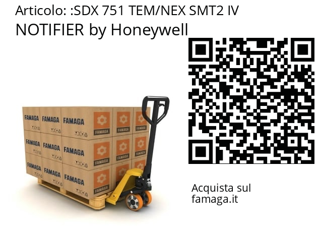   NOTIFIER by Honeywell SDX 751 TEM/NEX SMT2 IV