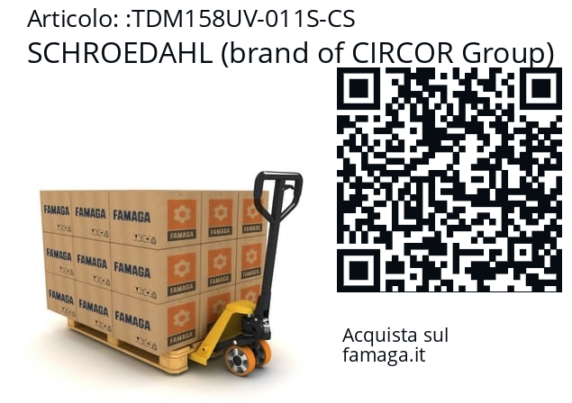   SCHROEDAHL (brand of CIRCOR Group) TDM158UV-011S-CS