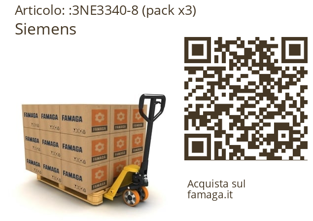   Siemens 3NE3340-8 (pack x3)