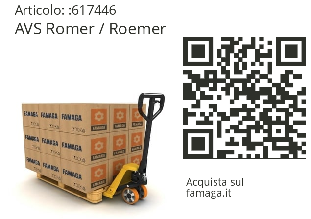  EGV-3015-A78-1/2BN-00 AVS Romer / Roemer 617446