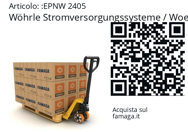   Wöhrle Stromversorgungssysteme / Woehrle EPNW 2405