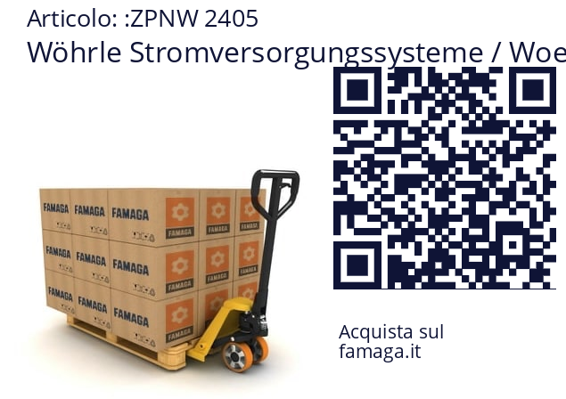   Wöhrle Stromversorgungssysteme / Woehrle ZPNW 2405